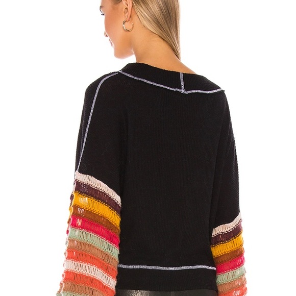 SOLD!! NWT Free People Balloon Sleeve Knit Sweater - Picture 6 of 7